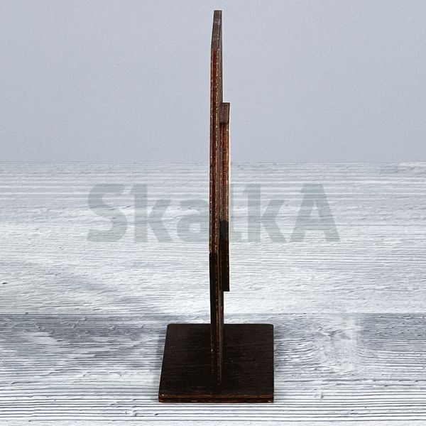 Табличка с QR кодом 40х140х125мм 3871 фото