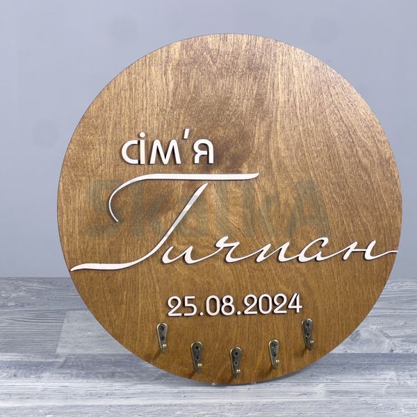 Ключница Именная 280х280мм 3481 фото