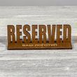 Табличка Reserved, резерв столу 150х40х50мм 2453 фото 16