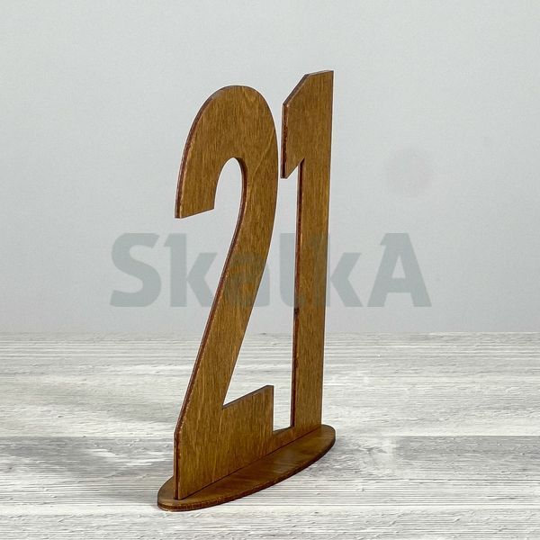 Номерки на стіл 150х40х155мм 730 фото