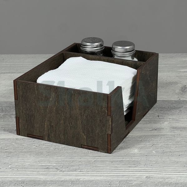 Органайзер для серветок і спецій 187х140х80мм 2534 фото