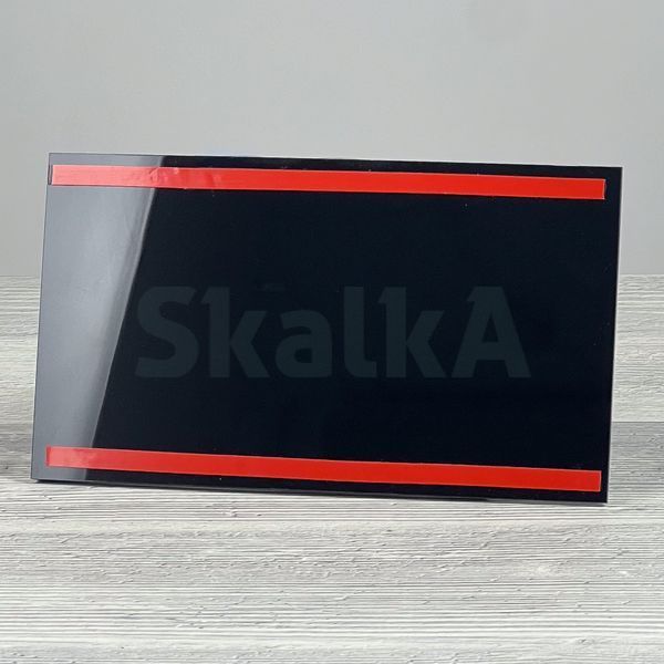 Табличка Дівчинка 175x100мм Чорна 3868 фото
